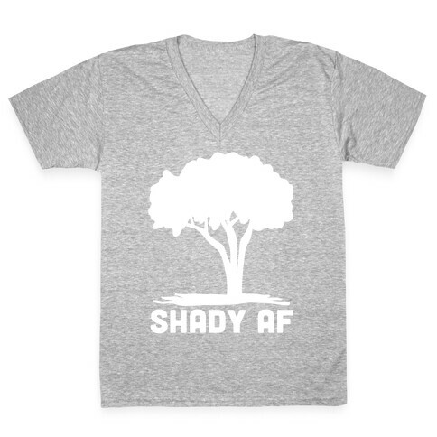 Shady AF - Tree V-Neck Tee Shirt