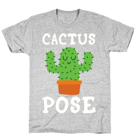 Cactus Pose Yoga T-Shirt
