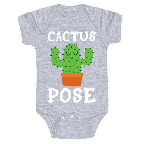 Cactus Pose Yoga Baby One-Piece