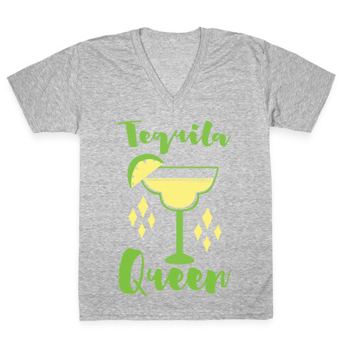 Tequila Queen V-Neck Tee Shirt