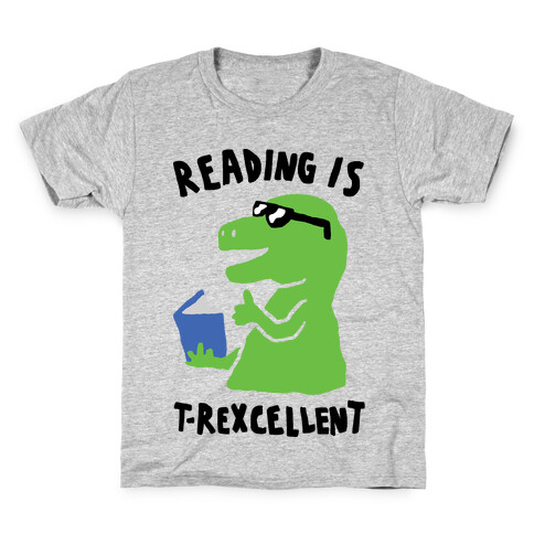 Reading Is T-Rexcellent Dinosaur Kids T-Shirt