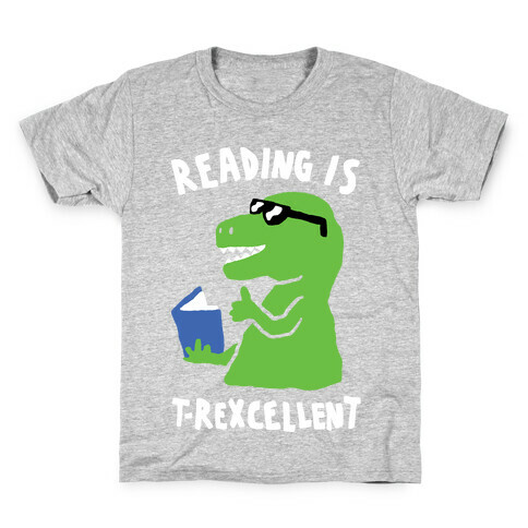 Reading Is T-Rexcellent Dinosaur Kids T-Shirt