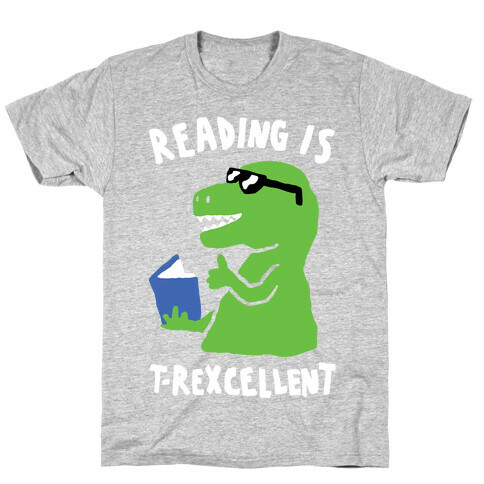 Reading Is T-Rexcellent Dinosaur T-Shirt