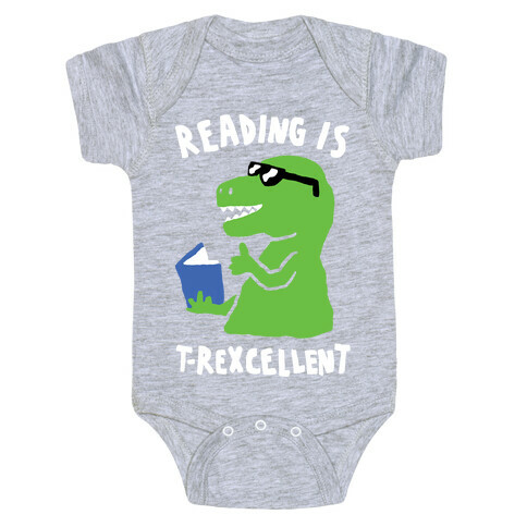 Reading Is T-Rexcellent Dinosaur Baby One-Piece