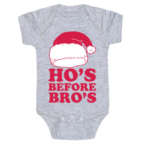 Ho's Before Bro's Baby One-Piece