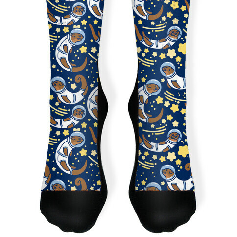Otters In Space Sock