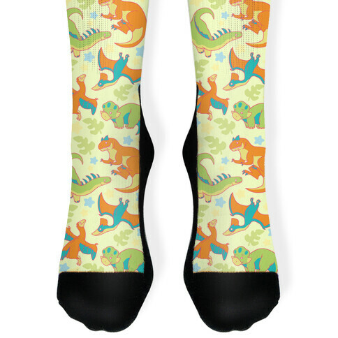 Funky Dinosaur Friends Sock