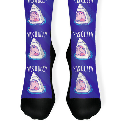 Yas Queen Shark  Sock