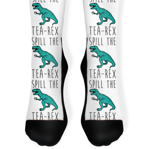 Spill The Tea-Rex Sock