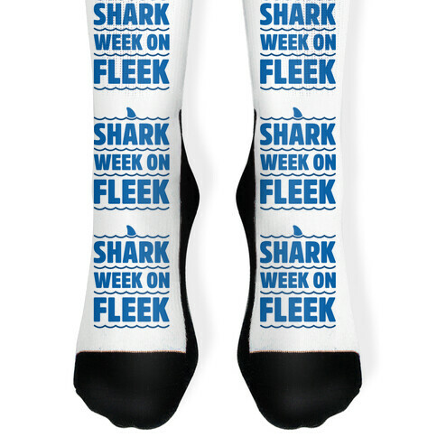 Shark Week On Fleek Sock