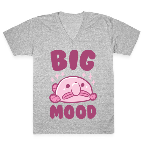 Big Mood - Blob Fish V-Neck Tee Shirt