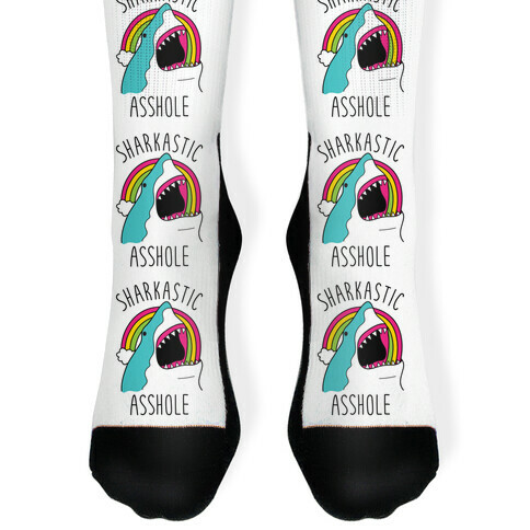 Sharkastic Asshole Sock