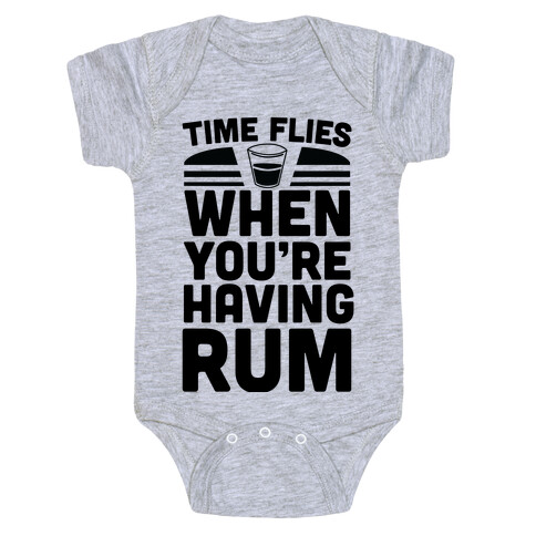 Time Flies When You're Having Rum Baby One-Piece