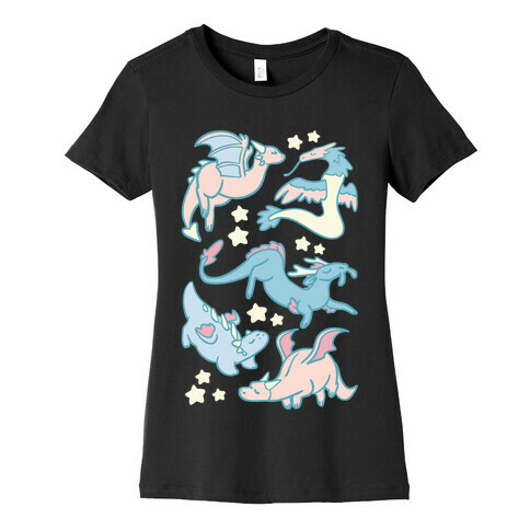 Dreamy Dragons Womens T-Shirt