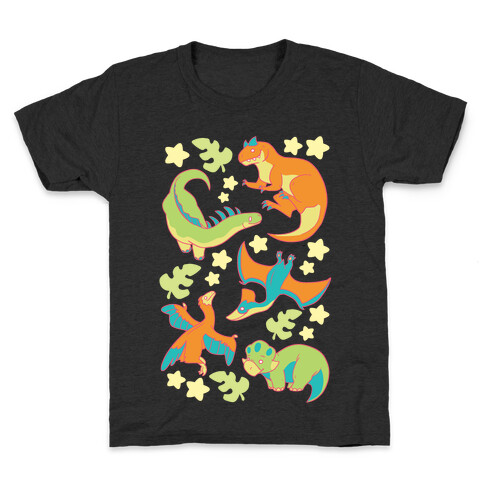 Funky Dinosaur Friends Kids T-Shirt