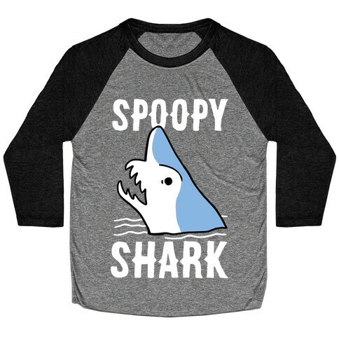 Spoopy Shark - Goblin Shark  Baseball Tee