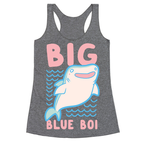 Big Blue Boi - Whale Shark Racerback Tank Top