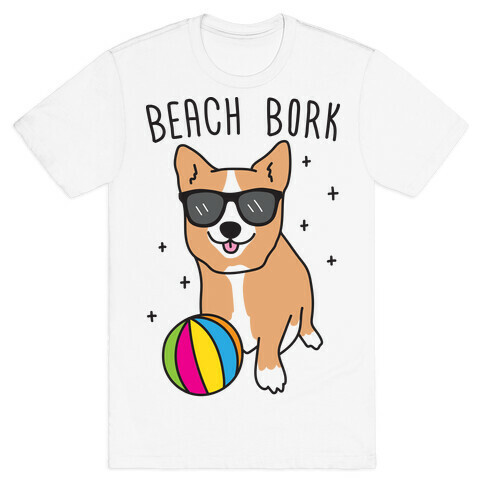 Beach Bork Corgi T-Shirt