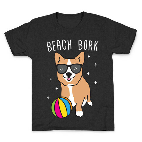 Beach Bork Corgi Kids T-Shirt