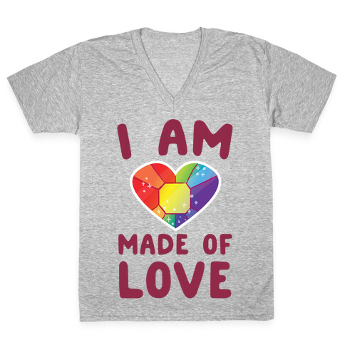 I Am Made of Love V-Neck Tee Shirt