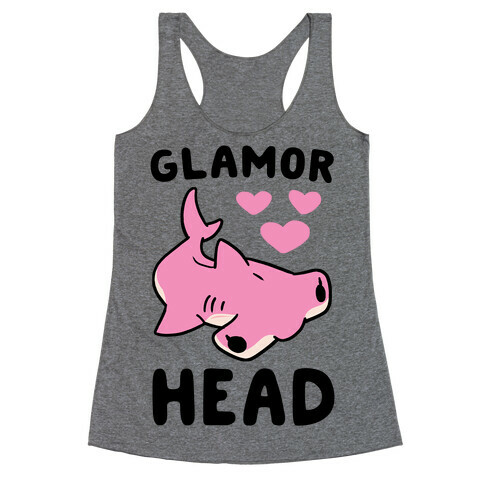 Glamor Head - Hammerhead Shark Racerback Tank Top