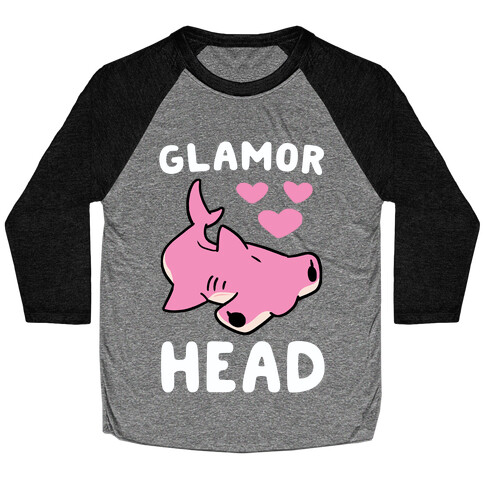 Glamor Head - Hammerhead Shark Baseball Tee