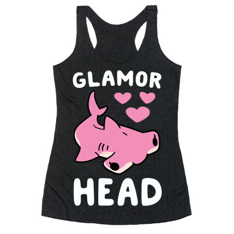 Glamor Head - Hammerhead Shark Racerback Tank Top