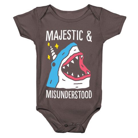 Majestic And Misunderstood Shark Baby One-Piece