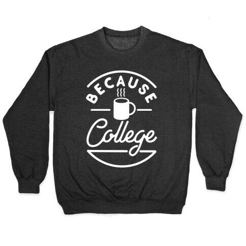 Because College Pullover