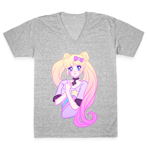 Dream Moon Parody V-Neck Tee Shirt