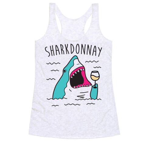 Sharkdonnay Racerback Tank Top