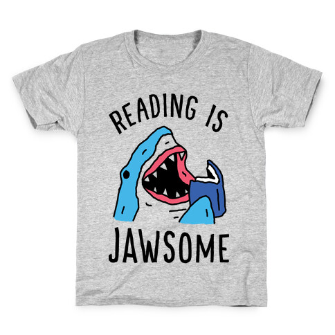 Reading Is Jawsome Shark Kids T-Shirt