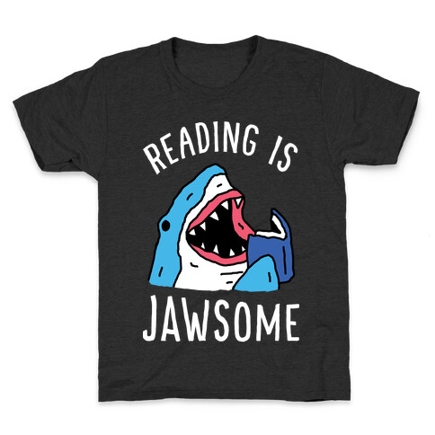 Reading Is Jawsome Shark Kids T-Shirt