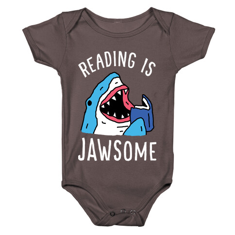 Reading Is Jawsome Shark Baby One-Piece