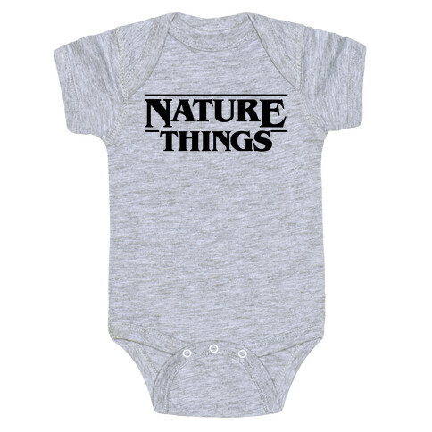 Nature Things Parody Baby One-Piece