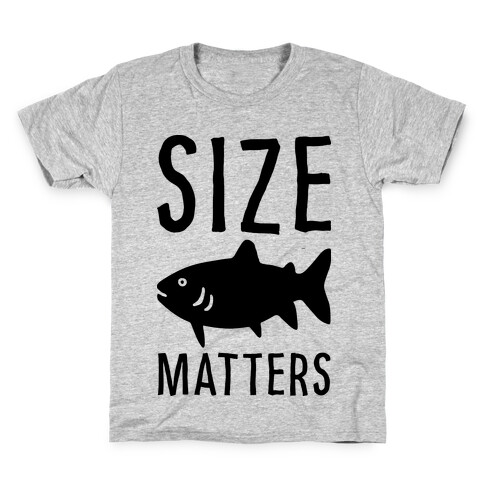 Size Matters Fishing Kids T-Shirt