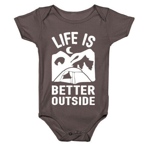 Life Is Better Outside Camping Baby One-Piece