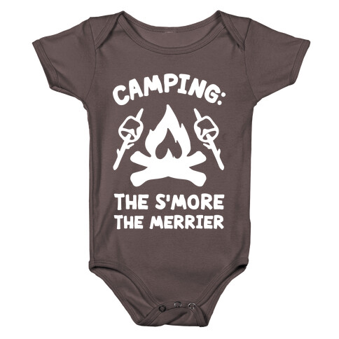 Camping The S'more The Merrier Baby One-Piece