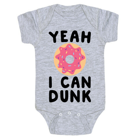 Yeah, I Can Dunk - Donut Baby One-Piece