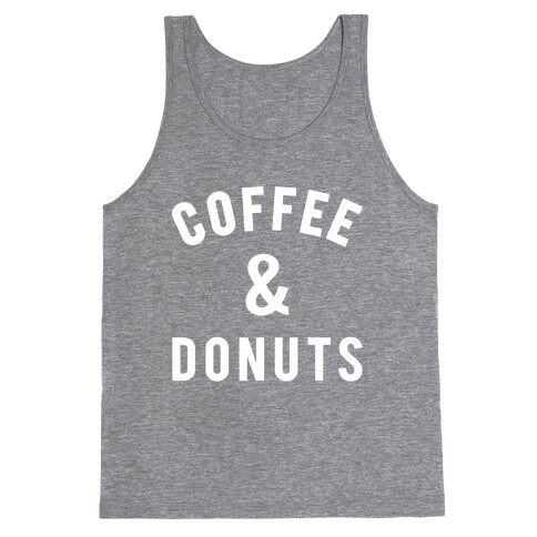 Coffee And Donuts Tank Top