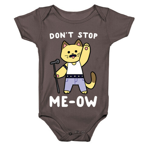 Don't Stop Me-ow Baby One-Piece