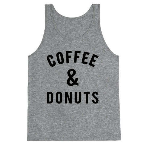 Coffee And Donuts Tank Top