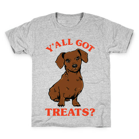 Y'all Got Treats Dachshund Kids T-Shirt