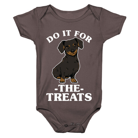 Do It For The Treats Dachshund Baby One-Piece