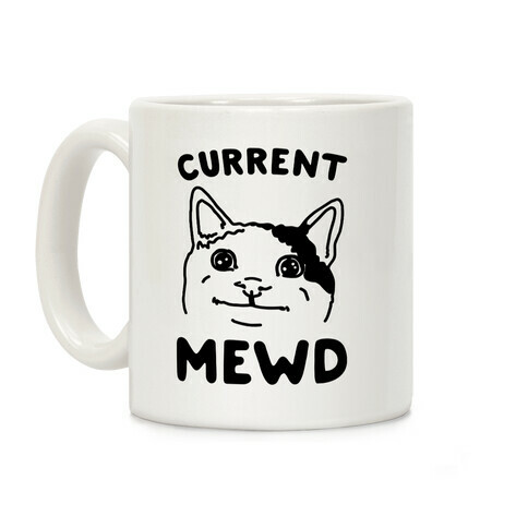 Current Mewd Parody Coffee Mug