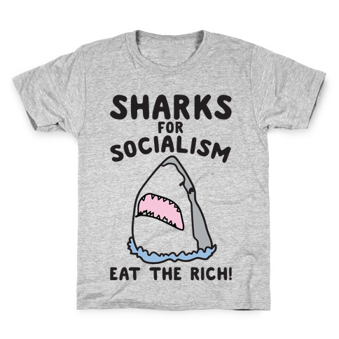 Sharks For Socialism Parody Kids T-Shirt