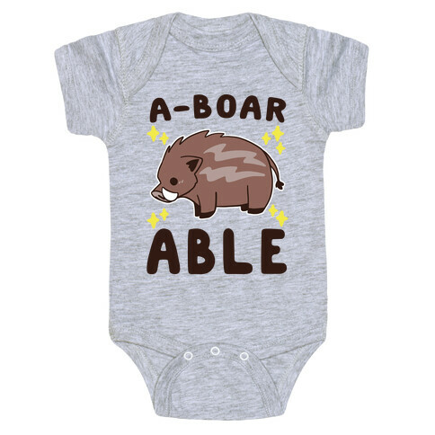 A-boarable - Boar Baby One-Piece