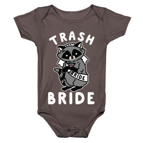 Trash Bride Raccoon Bachelorette Party Baby One-Piece