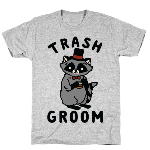 Trash Groom Raccoon Bachelor Party T-Shirt