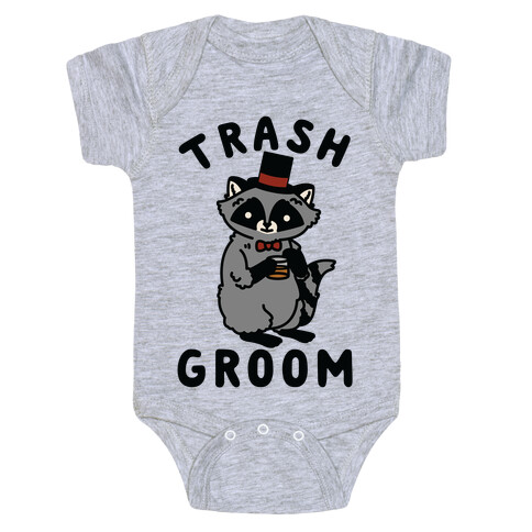 Trash Groom Raccoon Bachelor Party Baby One-Piece